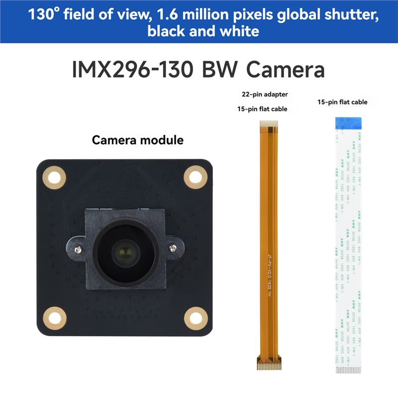 B29C-IMX296 1456X1088 1.6MP BW - огляд і ціна Raspberry Pi Global Shutter Camera Imx296