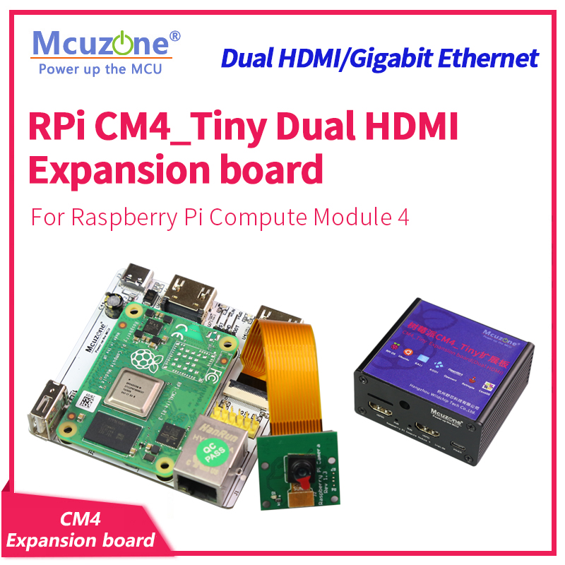 RPi CM4_Tiny Expansion board,  - огляд і ціна Raspberry Pi Compute Module 4 Dual Camera Board